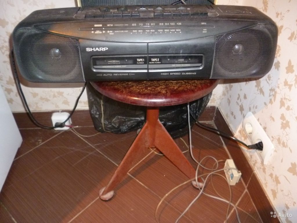 Sharp WQ-294/stereo radio cassette recorder в Москве. Фото 1
