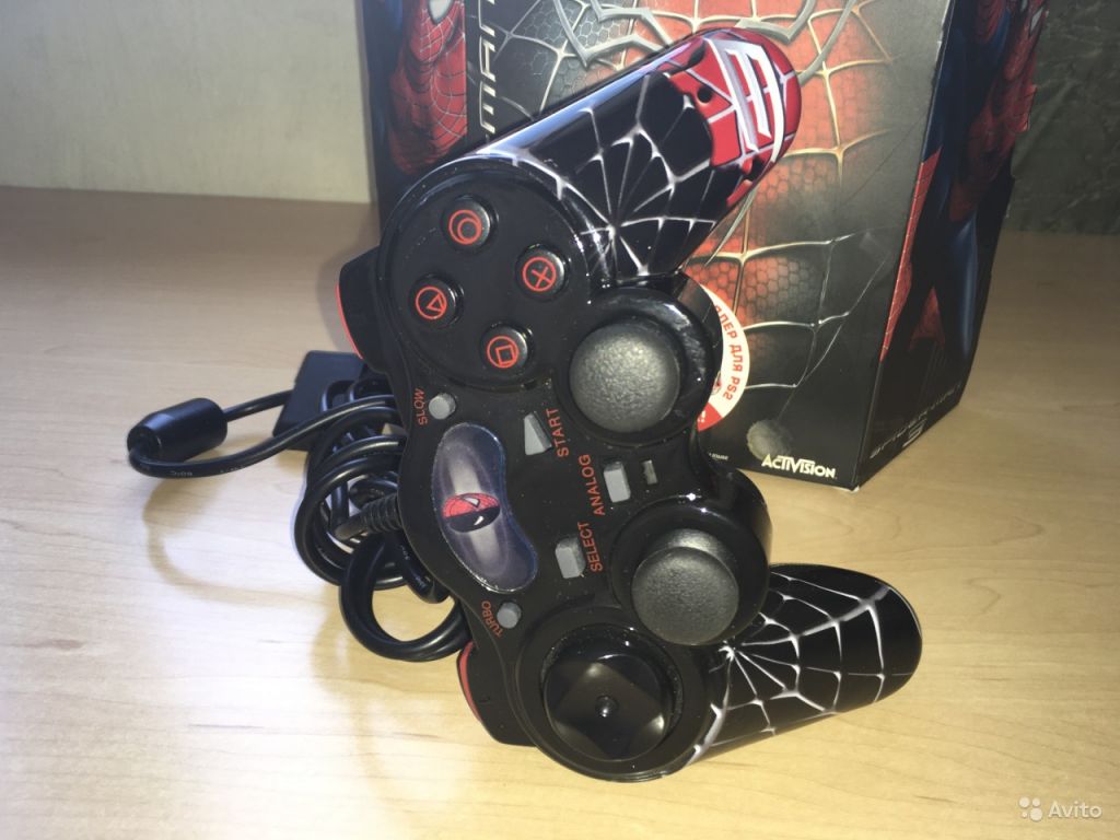 Геймпад PS2 «человек паук» в Москве. Фото 1