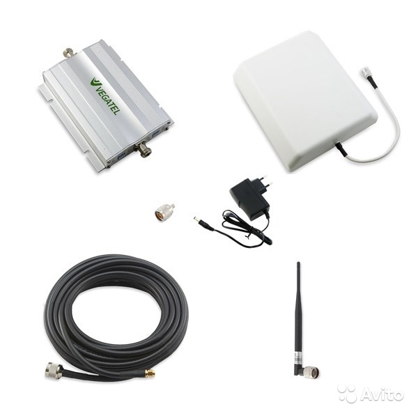 GSM репитер усилитель Vegatel VT-900e/1800-kit в Москве. Фото 1