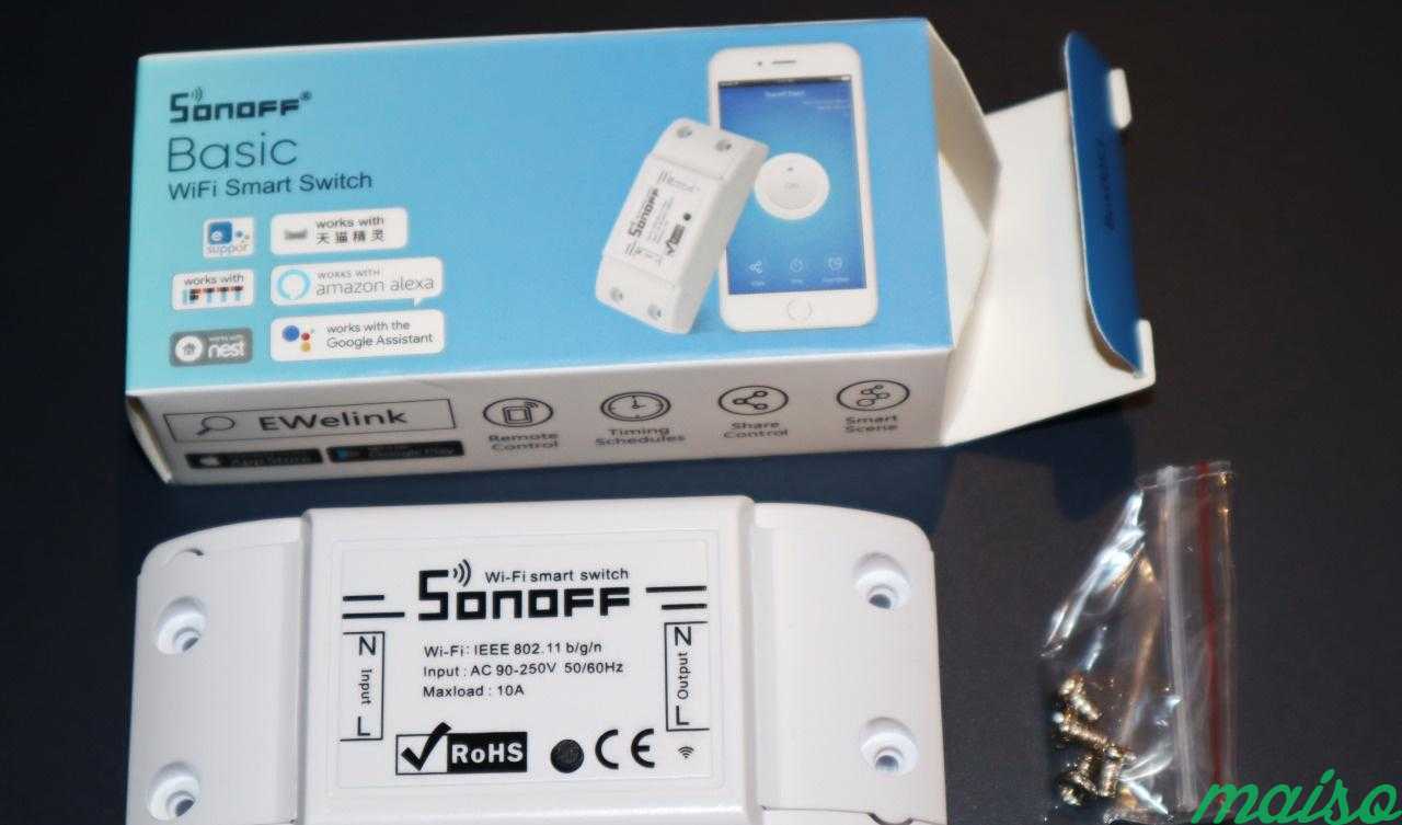 Все товары Sonoff - реле Wifi, розетки, датчики в Москве. Фото 2