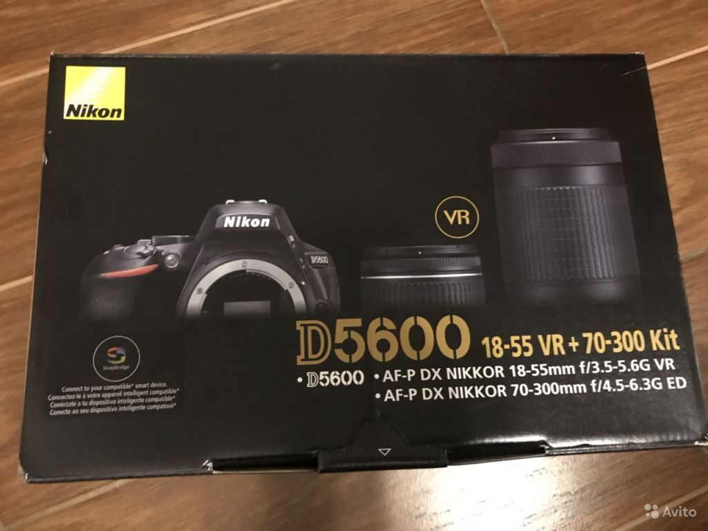 Nikon D5600 Dual Zoom Lens Kit в Москве. Фото 1