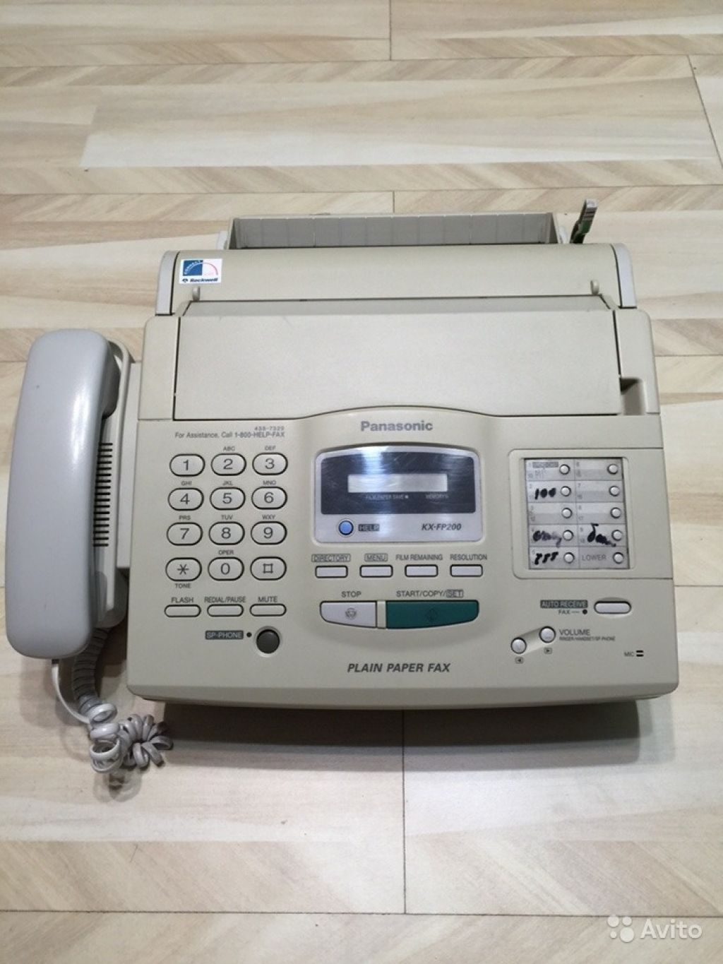 Телефон-факс Panasonic в Москве. Фото 1