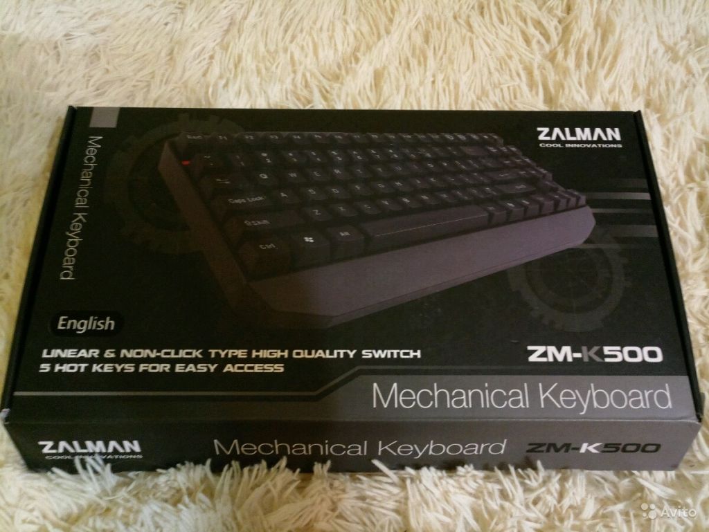 Игровая механическая клавиатура zalman ZM-K500 в Москве. Фото 1
