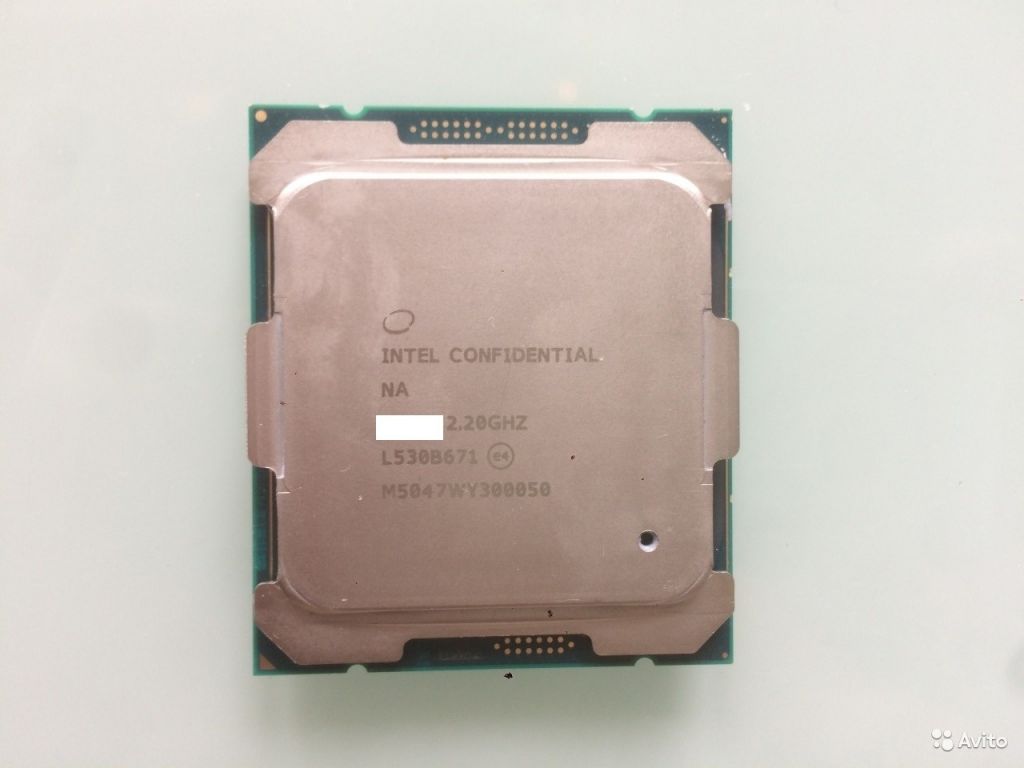 E5 2630 v4. Intel Xeon CPU es-2630 v4 2.20 GHZ.