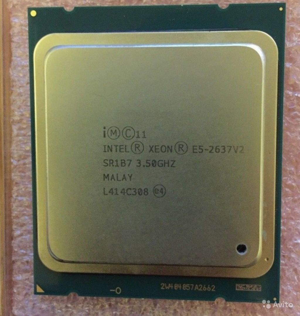 Intel Xeon e5-2637v2 4 core 3.5- 3.8GHz 15MB 130W в Москве. Фото 1