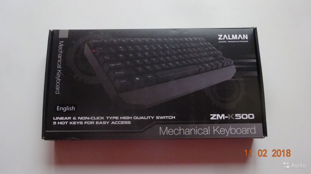 Клавиатура Zalman ZM-K500 Black USB в Москве. Фото 1