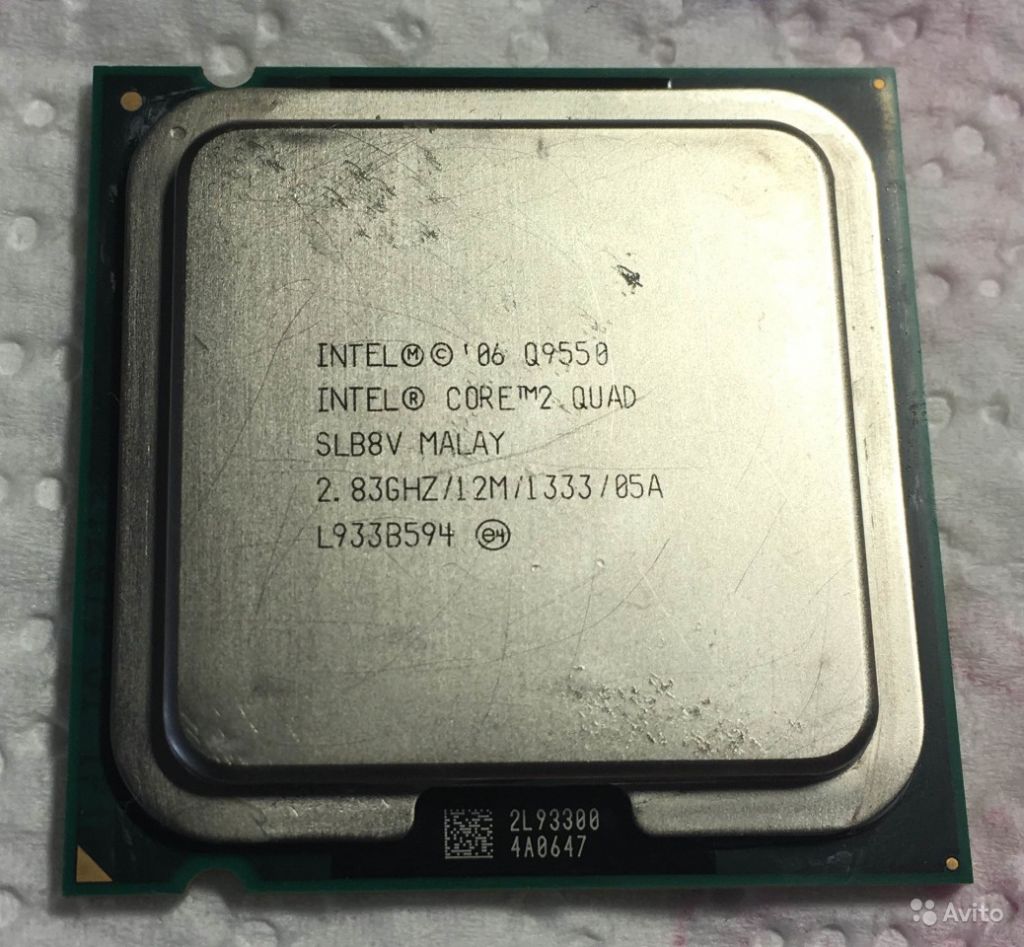 Процессор Intel Core 2 Quad Q9550 2,83GHz в Москве. Фото 1