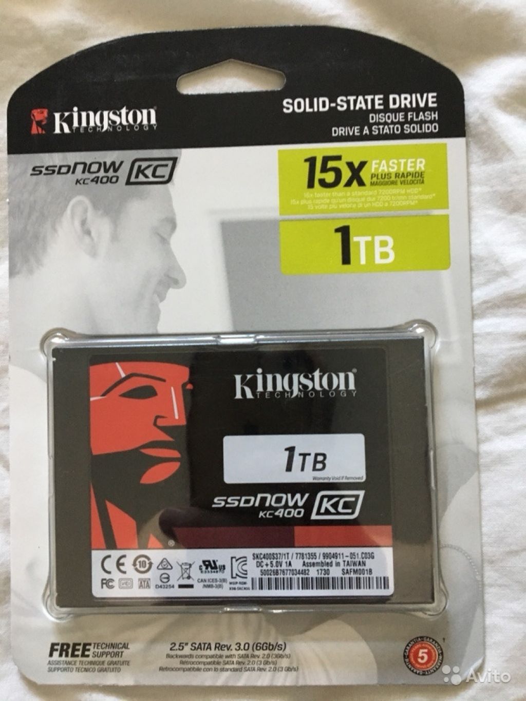 SSD kingston skc400s37 1t в Москве. Фото 1