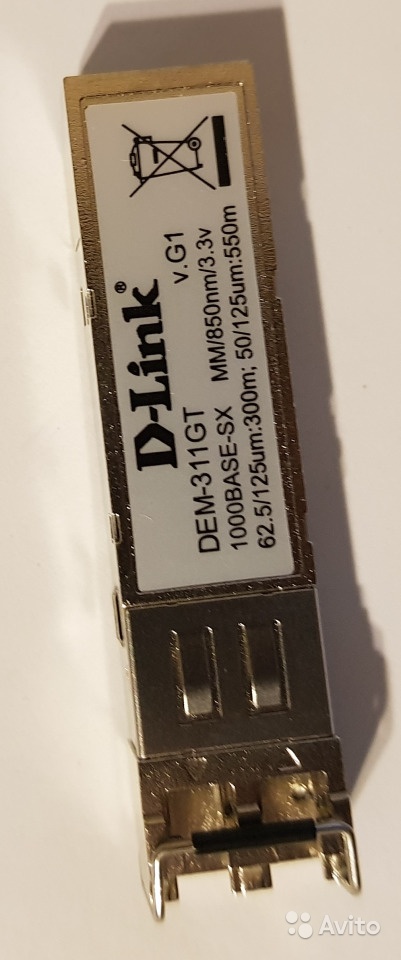 Медиаконвертер D-Link DMC-G01LC с SFP модулем в Москве. Фото 1