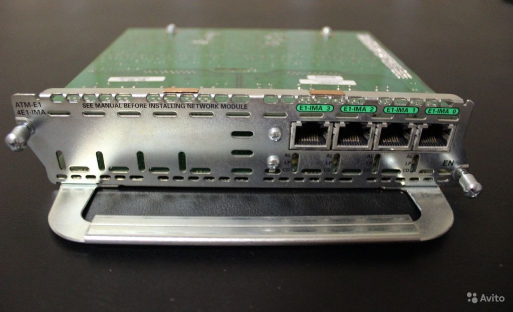 Модуль Cisco NM ATM-E1 4E1-IMA (800-03968-03C0) в Москве. Фото 1