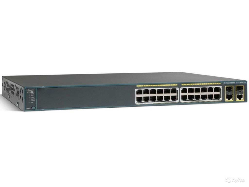 Коммутатор Cisco WS-C2960+24PC-L в Москве. Фото 1