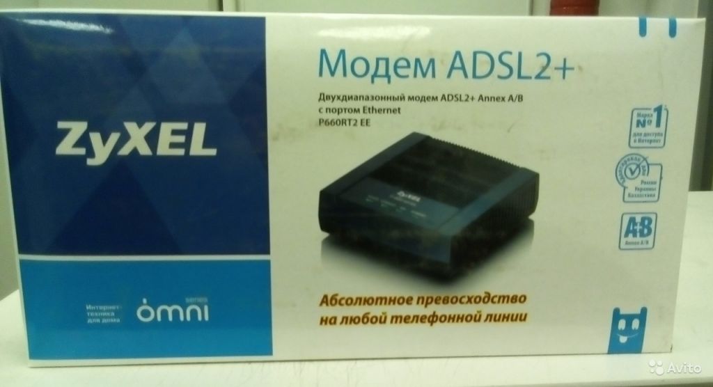 Модем ZyXel P660RT2 EE в Москве. Фото 1