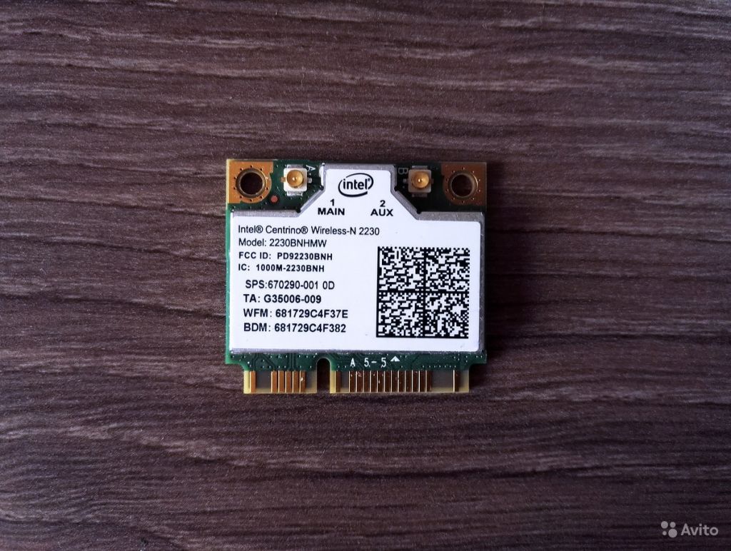 Адаптер Intel Centrino Wireless-N 2230 (2230bnhmw) в Москве. Фото 1