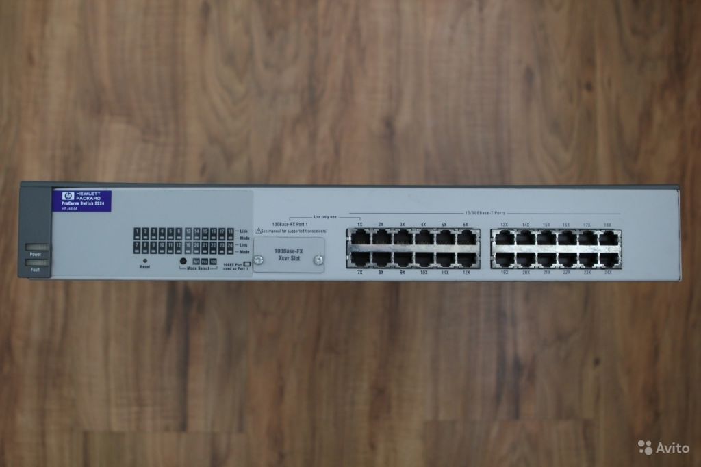 Коммутатор HP ProCurve Switch 2224 J4095A в Москве. Фото 1