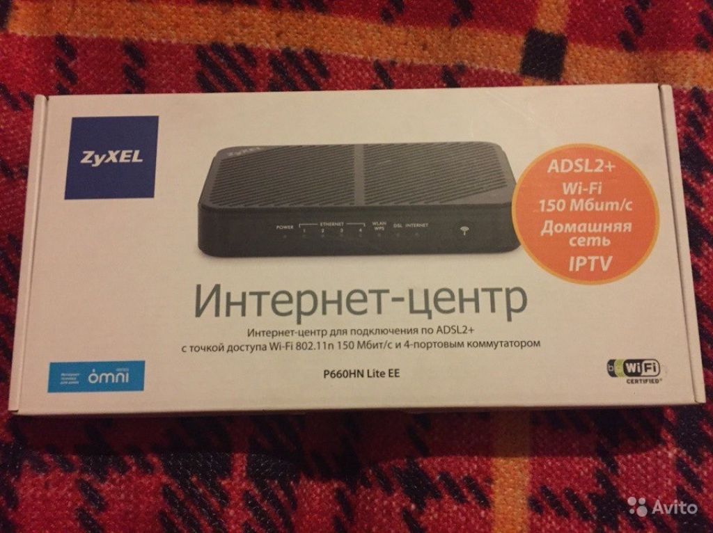 Маршрутизатор adsl2+ zyxel P-660HN Lite EE в Москве. Фото 1