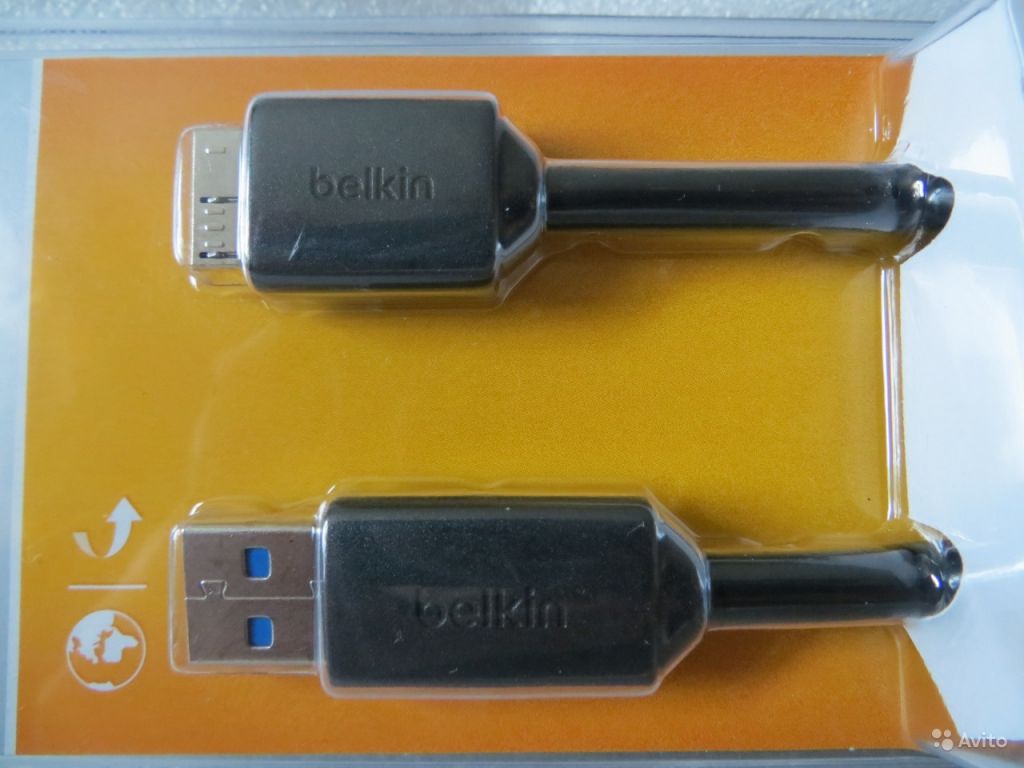 Кабель USB 3.0 - microUSB 3.0 Belkin 1,8 м в Москве. Фото 1