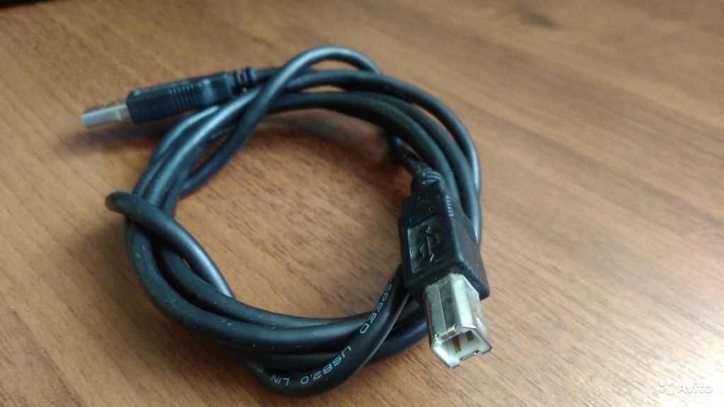 USB кабель для подключения принтера в Москве. Фото 1