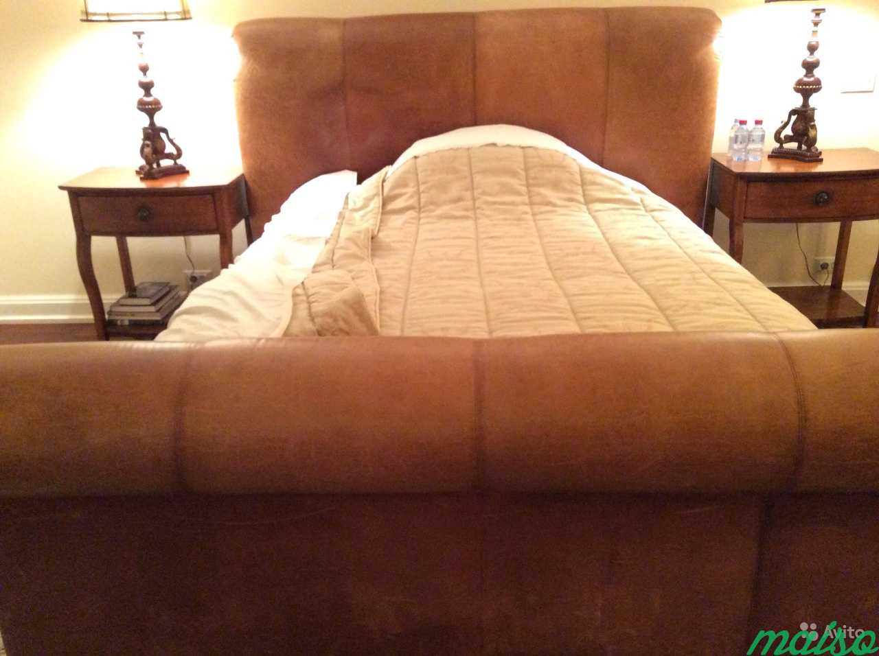 Кровать кожаная Ralph Laurent в Москве. Фото 4