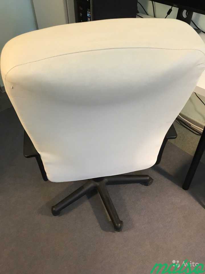 Компьютерное кресло Икея кожаное в Москве. Фото 2