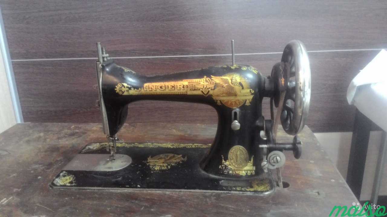 Швейная машинка Singer 1908 год рабочая оригинал в Москве. Фото 3