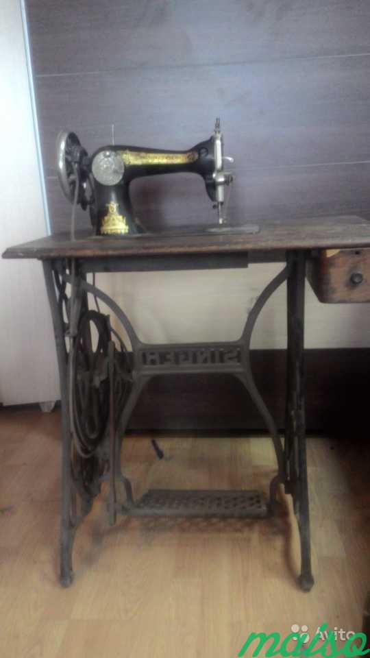 Швейная машинка Singer 1908 год рабочая оригинал в Москве. Фото 1