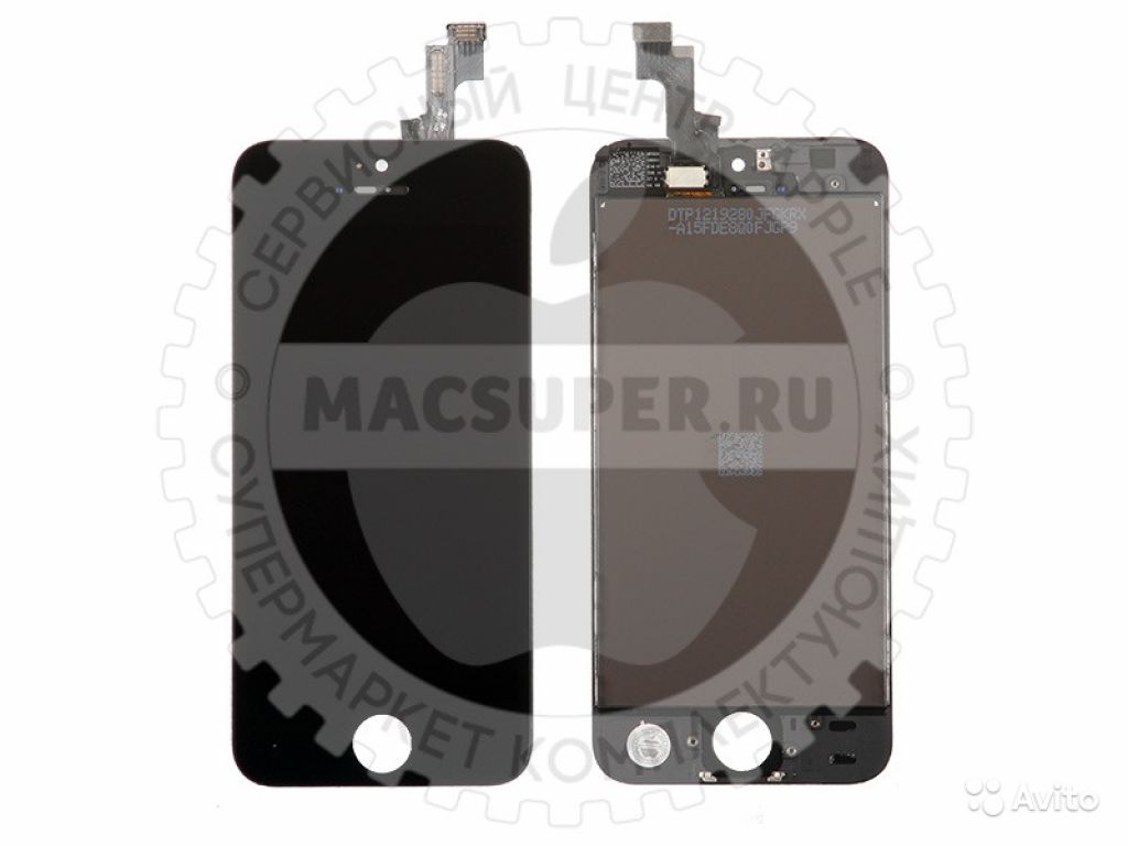 Дисплейный модуль черный для iPhone 5s, iPhone 5SE в Москве. Фото 1