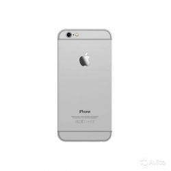 Корпус - задняя крышка, silver для iPhone 6