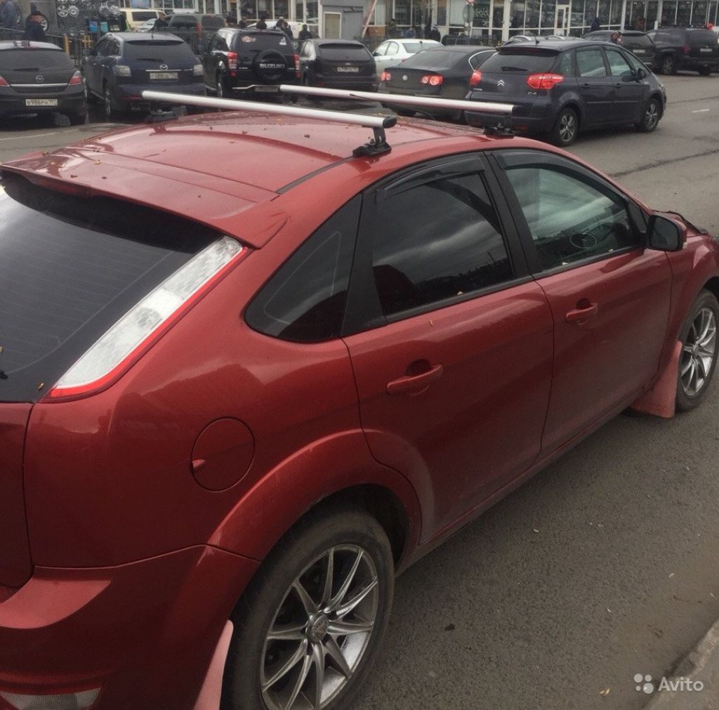 Багажник на крышу Форд Фокус 2 хетчбэк в Москве. Фото 1