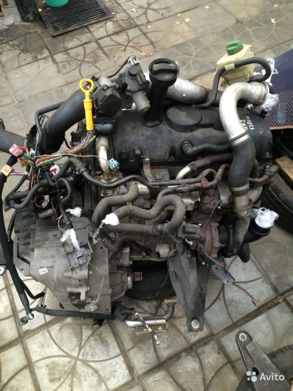 Двигатель BNZ 2.5 TDI VW T5 в Москве. Фото 1