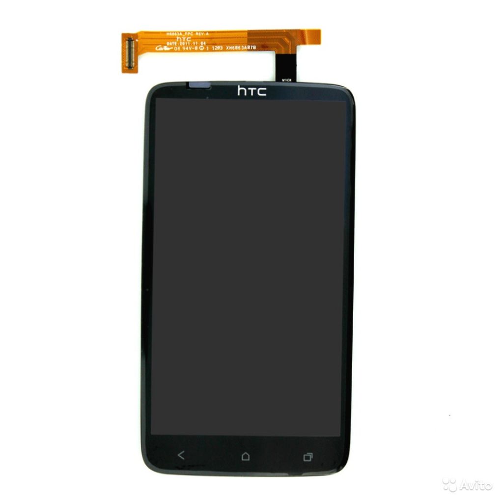 Дисплей HTC ONE X (S720e) с тачскрином (черный) в Москве. Фото 1