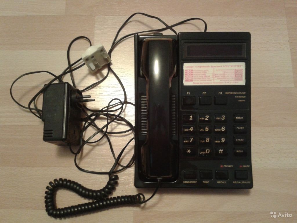 Телефон с аон 'Корвет', прошивка 'Русь-27PRO' в Москве. Фото 1