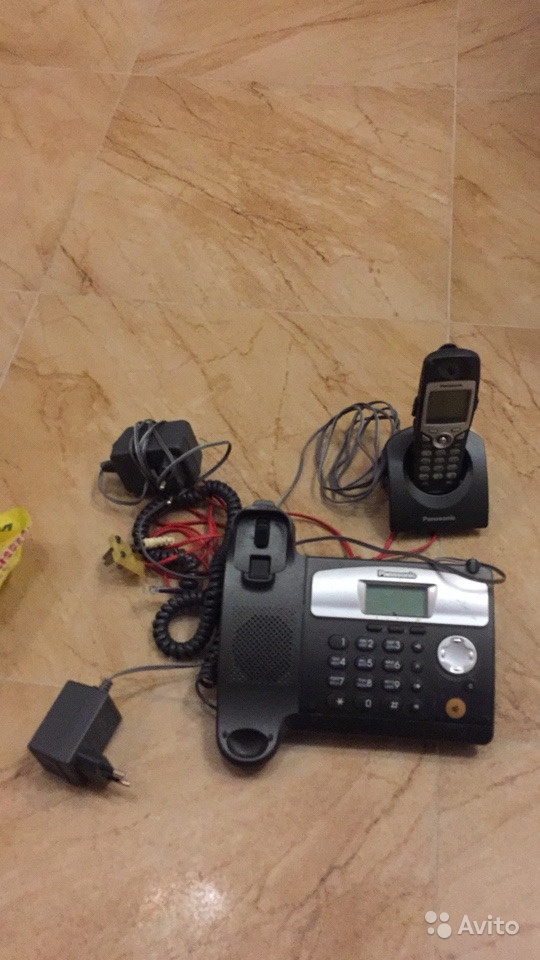 Телефон Panasonic стационарный комплект в Москве. Фото 1