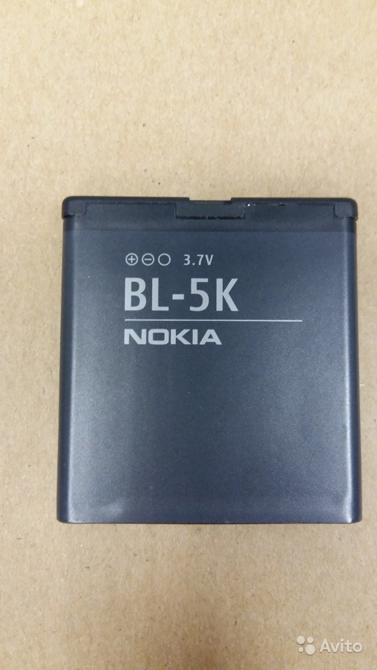 Аккумулятор для Nokia C7-00, N86 (BL-5K) оригинал в Москве. Фото 1