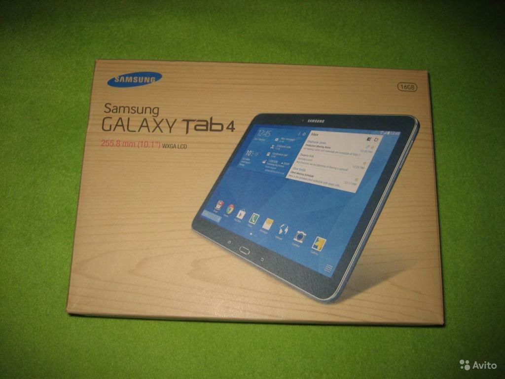 Коробка от планшета Samsung tab4 10.1 в Москве. Фото 1
