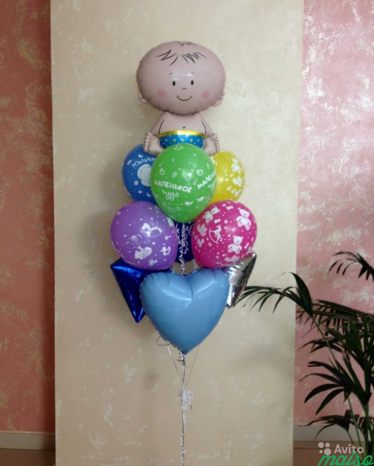 Воздушные шары на выписку из роддома в Санкт-Петербурге. Фото 9