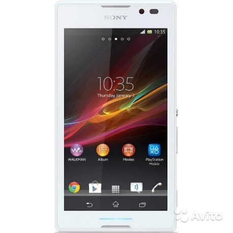 Sony Xperia C White в Москве. Фото 1