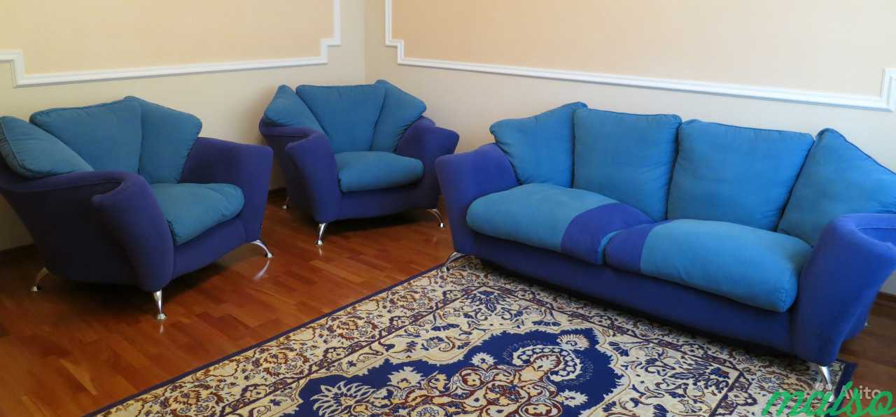 Мягкий уголок Мадонна (комплект-диван+2 кресла) в Москве. Фото 1
