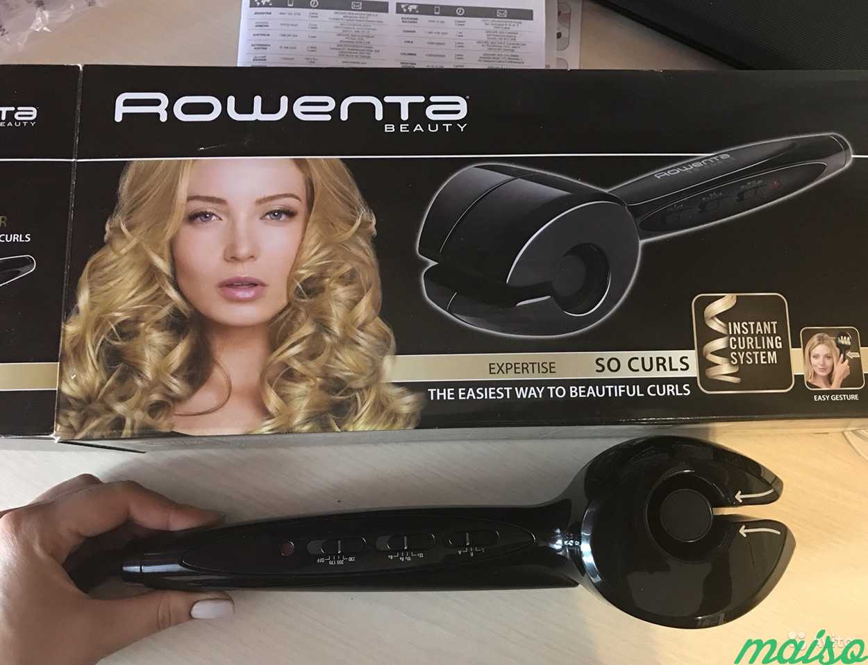 паровая плойка rowenta steam curler фото 27