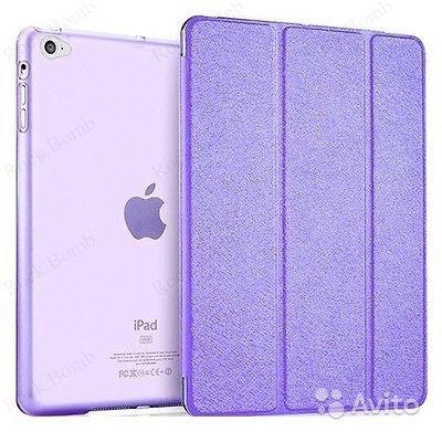 Smart Case Drop для Apple iPad 5-6-7 фиолетовый в Москве. Фото 1