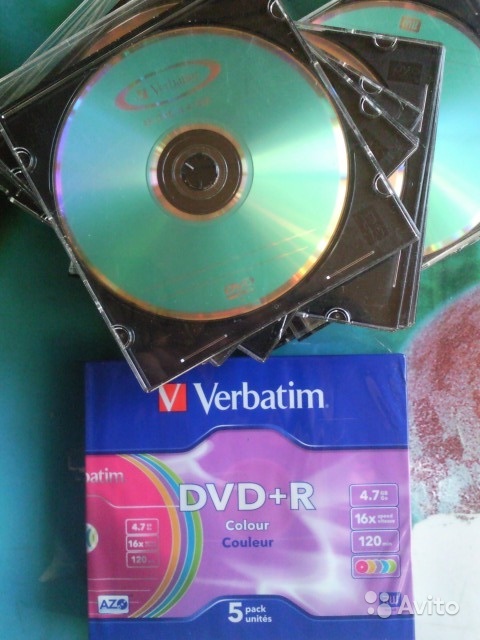 5 DVD болванок Verbatim TYG в Москве. Фото 1