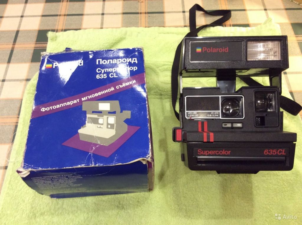 Polaroid 635CL с коробкой в Москве. Фото 1