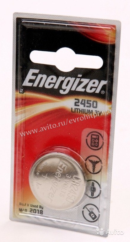 Energizer CR2450 Батарейка в Москве. Фото 1