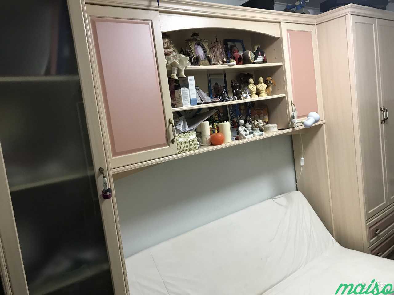 Мебельный гарнитур для комнаты девочки в Москве. Фото 1