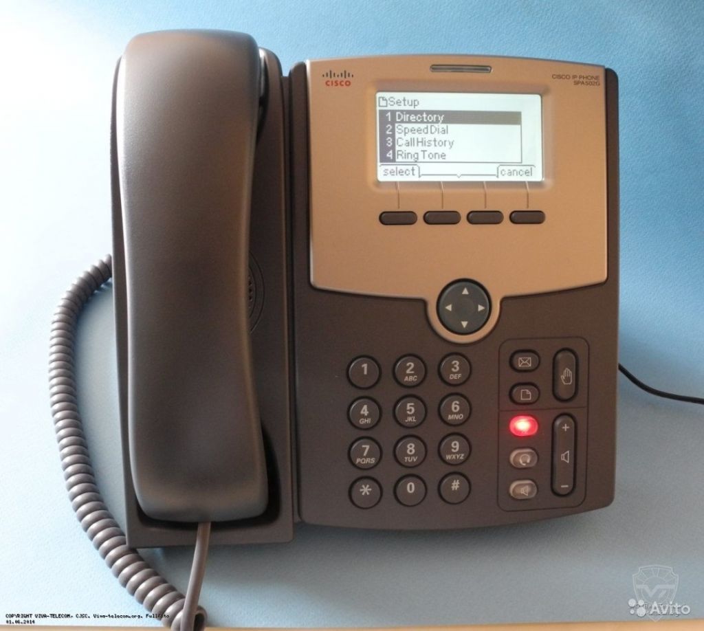 IP-телефон Cisco SPA502G в Москве. Фото 1