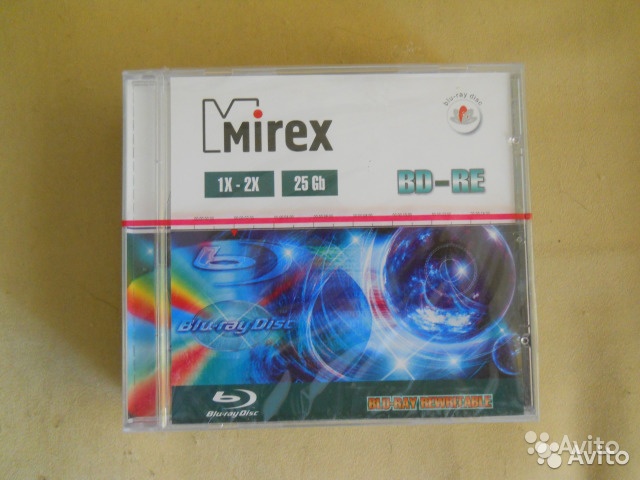 Blu-ray диск BD-RE 25Gb Mirex 2x 8шт в Москве. Фото 1