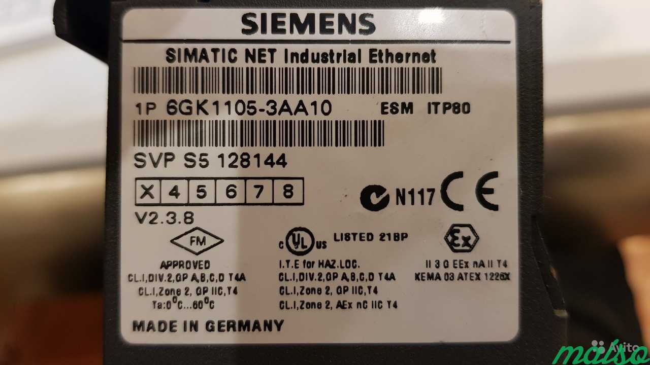 Модули Simatic NET Scalance Ethernet Коммутаторы в Москве. Фото 5