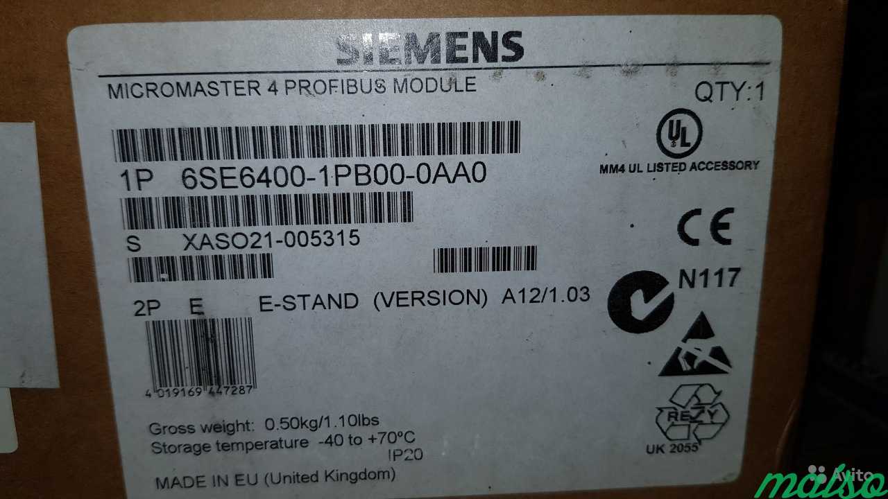 Преобразователи частоты Siemens 420 0.1-7,5кВт в Москве. Фото 5