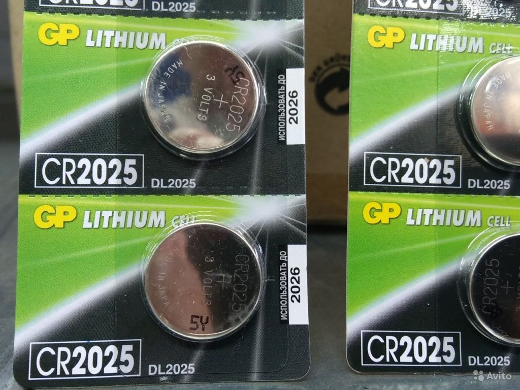 Батарейки Lithium GP CR2025 3volt в Москве. Фото 1