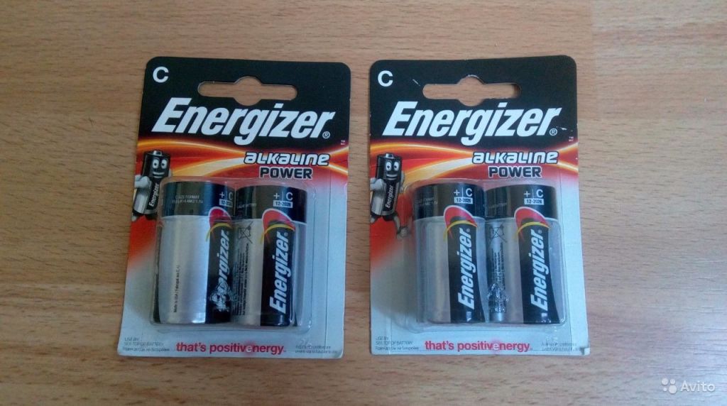 Продаю 4 новые батарейки Energizer C LR14 в Москве. Фото 1