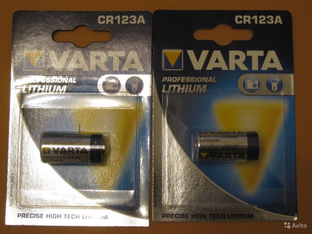 Литиевая батарейка Varta CR123a в Москве. Фото 1